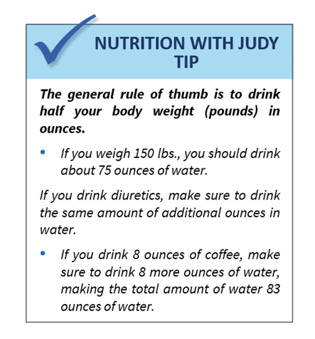 Nutrition with Judy Tip