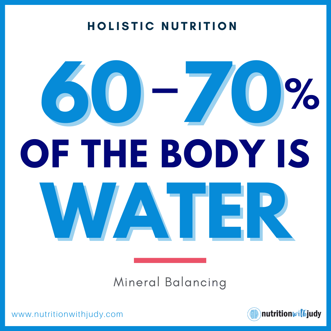 60-70% of the body is water