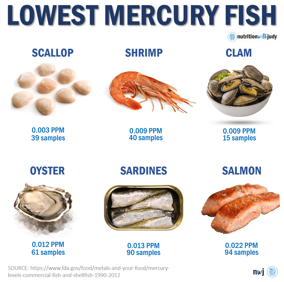 6 Lowest Mercury Seafood