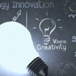 Strategy Innovation with lightbulb