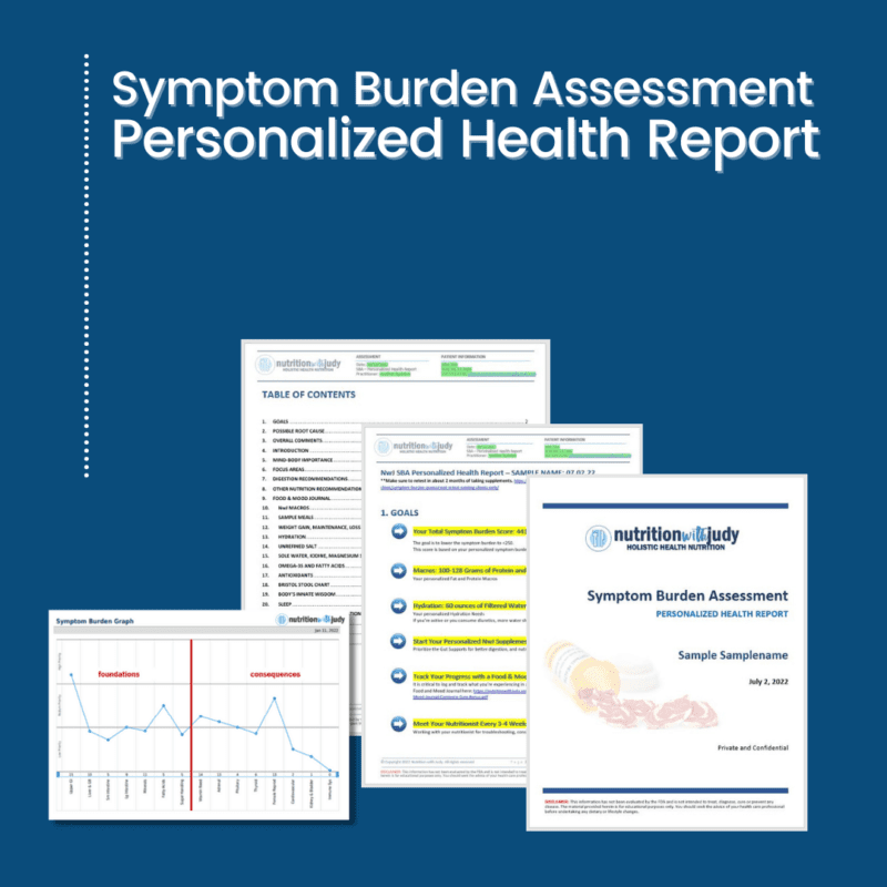 Symptom Burden Assessment Personalized Health Report v2