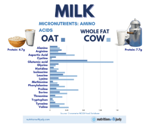 oat milk nutritional profile