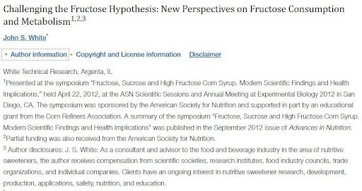 dangers of fructose study