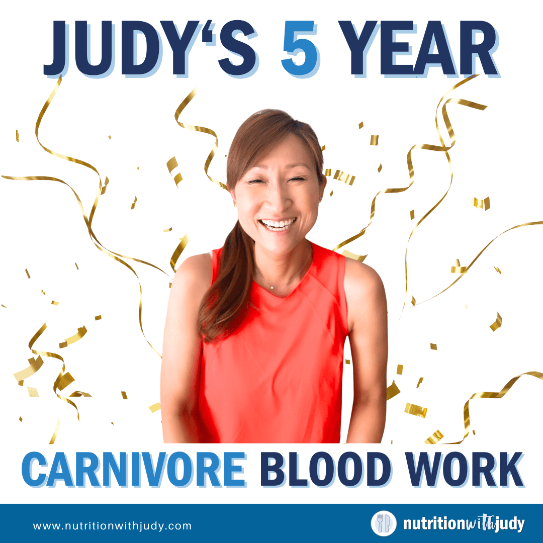 judy carnivore diet blood work