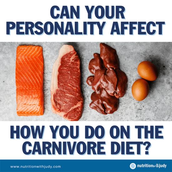 personality type carnivore diet