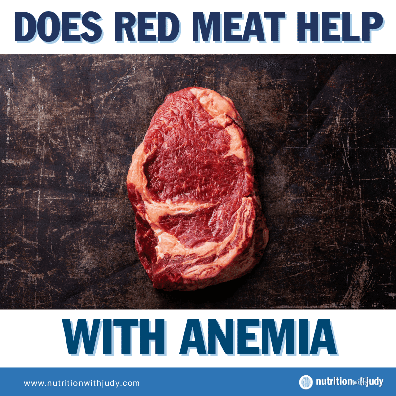 does red meat help with anemia