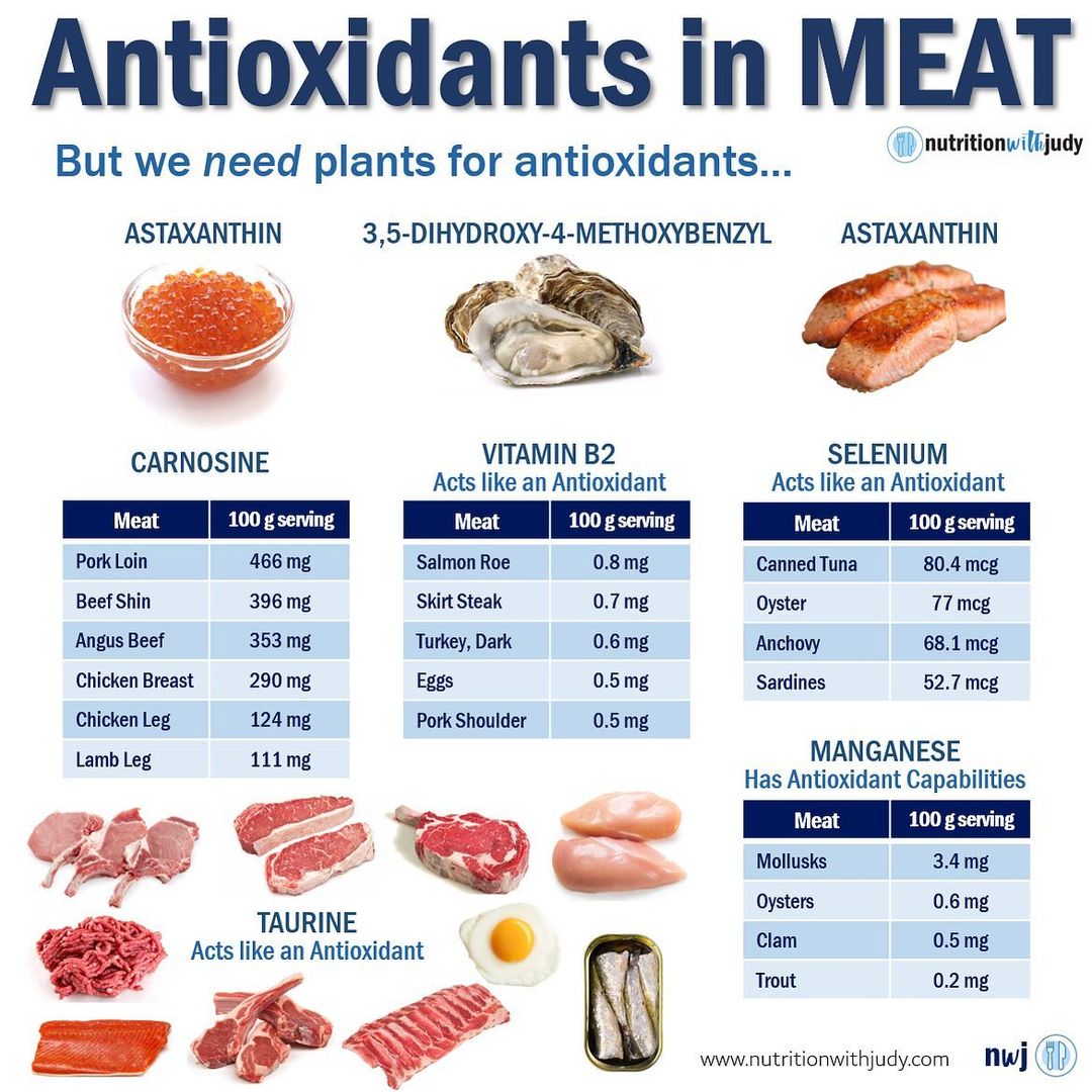 carnivore diet antioxidants