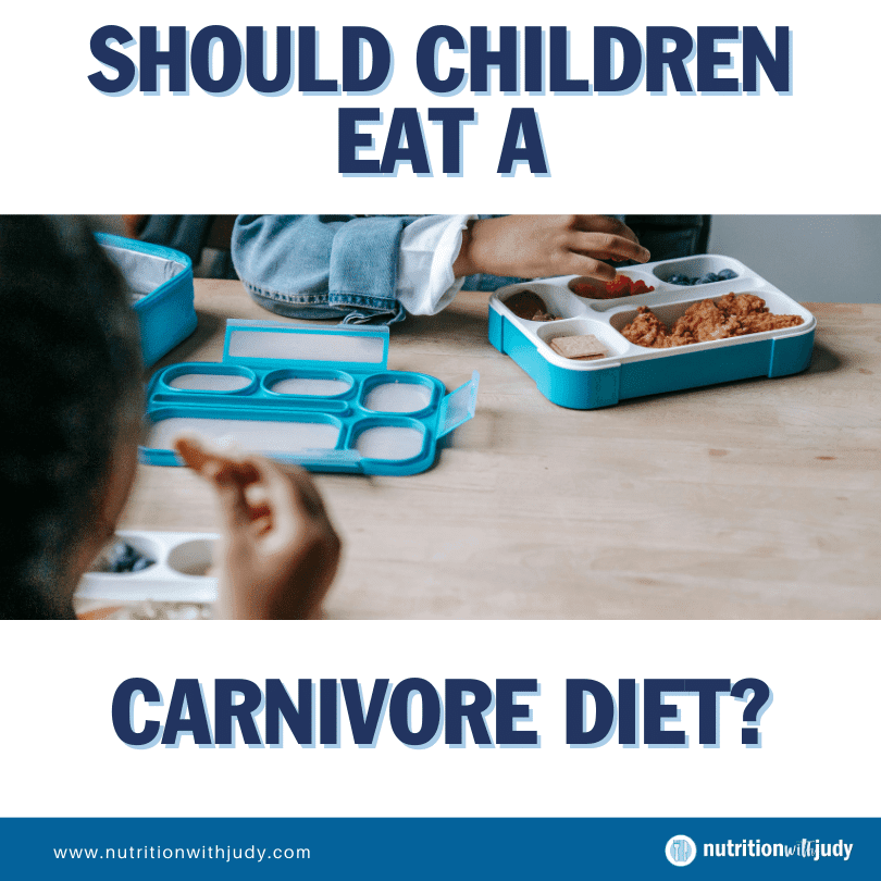 should children eat carnivore diet
