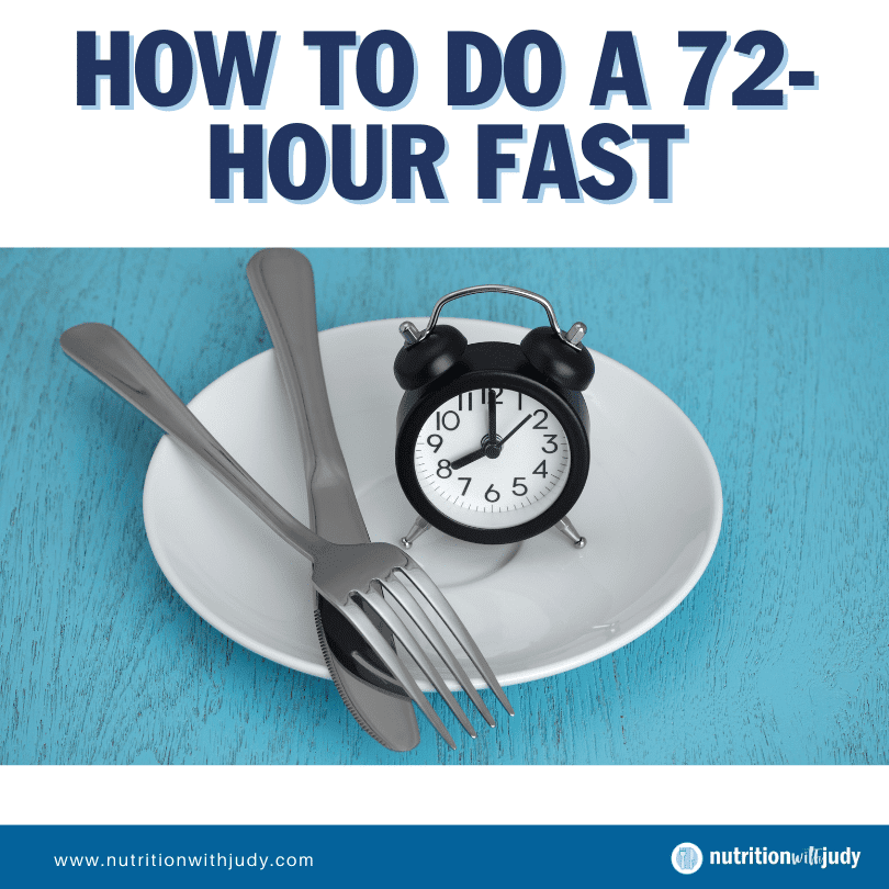 how to do a 72 hour fast
