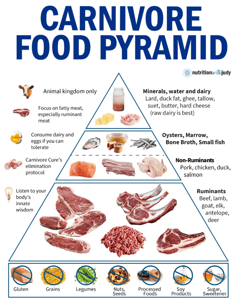 Carnivore Diet Food Pyramid