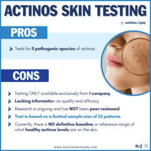 actinos skin testing pros and cons