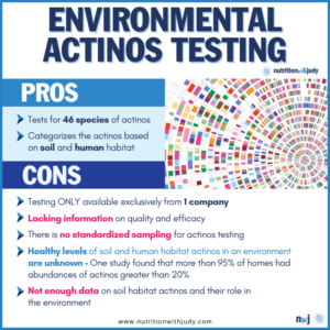 environmental actinos testing pros and cons