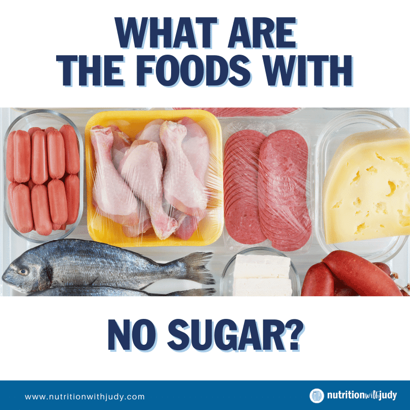 what are foods with no sugar