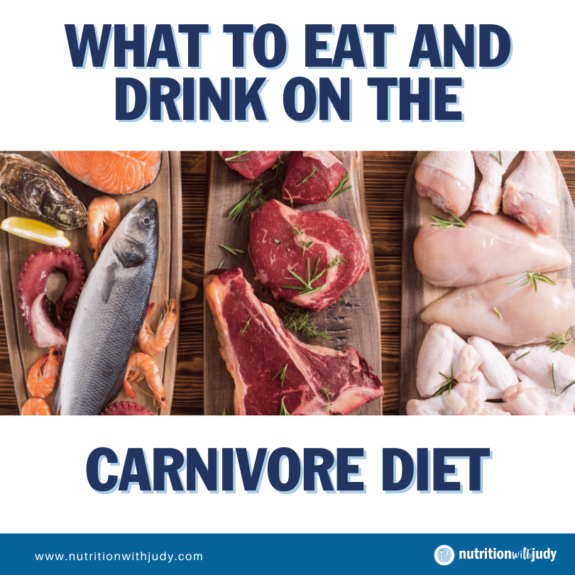 what to eat and drink on carnivore diet