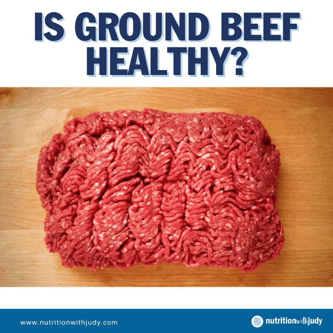 is ground beef healthy